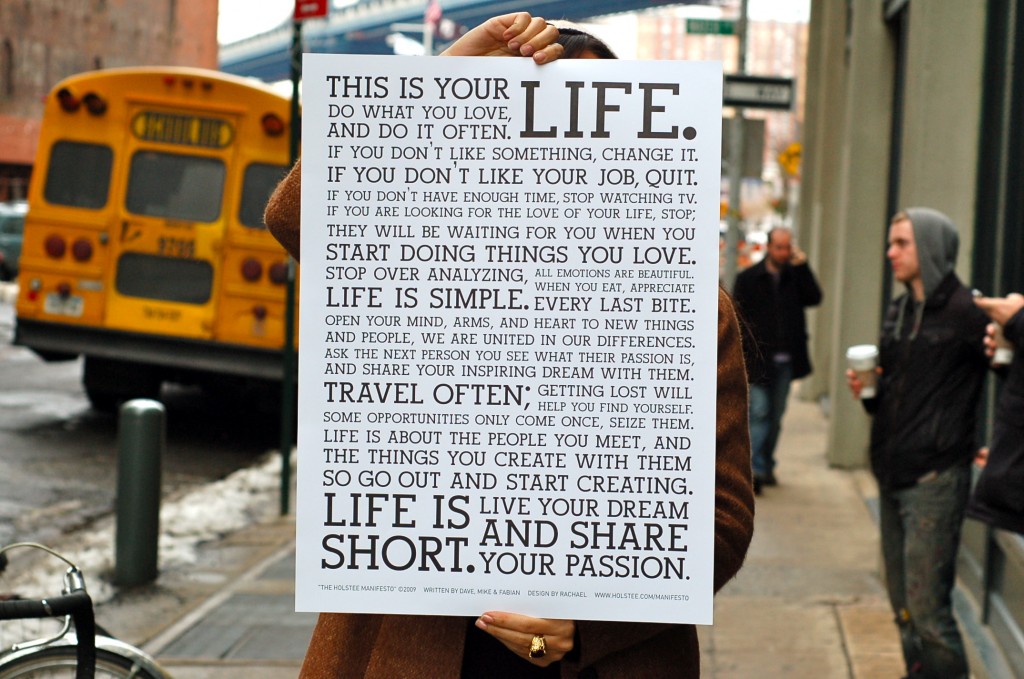 Life Manifesto